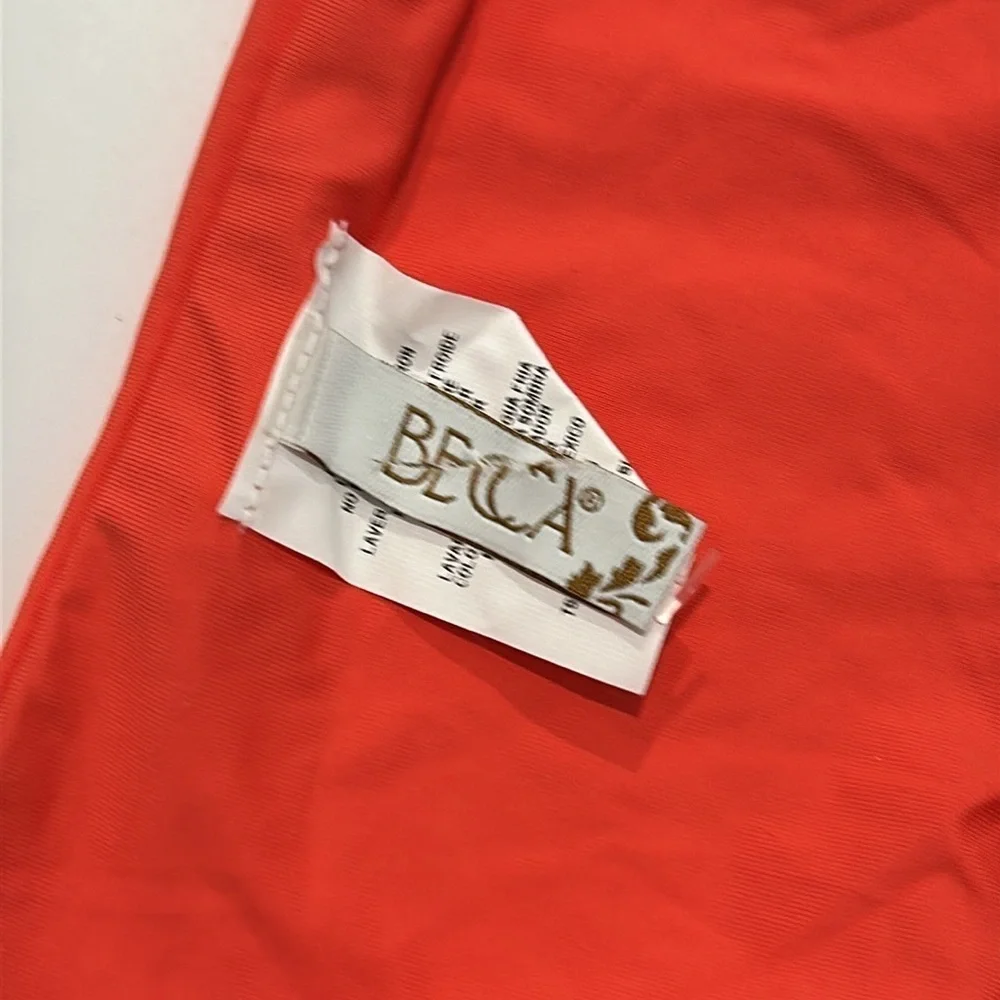Becca By Rebecca Virtue blood orange bikini swim bottom XS new